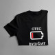 Otec dvojčiat - batéria - pánske tričko s potlačou