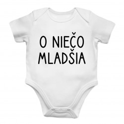 O niečo mladšia – body s potlačou