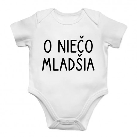 O niečo mladšia – body s potlačou