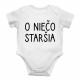 O niečo staršia – body s potlačou