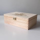 Čaj na romantické večery - drevený box na čaj s gravírovaním
