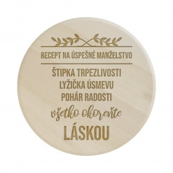 Recept na úspešné manželstvo - servírovacia otočná doska