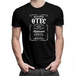 Najlepší otec, vždy moje číslo - pánske tričko s potlačou