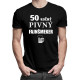 50-ročný pivný fajnšmeker - pánske tričko s potlačou