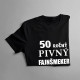 50-ročný pivný fajnšmeker - pánske tričko s potlačou