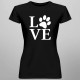 Love animals - dámske tričko s potlačou