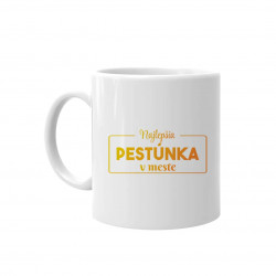 Najlepšia pestúnka v meste - keramický hrnček s potlačou
