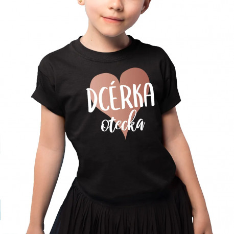 Dcérka otecka v2 - detské tričko s potlačou
