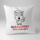 Bakalársky titul obhájený - vankúš s potlačou