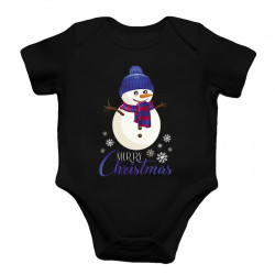 Merry Christmas – snehuliak – body s potlačou