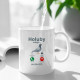 Holuby volajú - musím ísť - keramický hrnček s potlačou