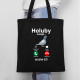 Holuby volajú - musím ísť - taška s potlačou