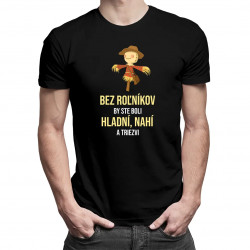 Bez roľníkov v2 - pánske tričko s potlačou