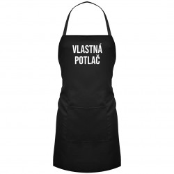 Zástěra s vlastnou potlačou