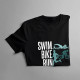 Triathlon - swim, bike, run v2 - pánske tričko s potlačou