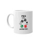 Pes volá - musím ísť - keramický hrnček s potlačou