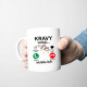 Kravy volajú, musím ísť - keramický hrnček s potlačou