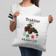 Traktor volá - musím ísť - vankúš s potlačou