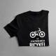 Ak je na prvom mieste bicykel - dámske tričko s potlačou
