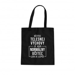 Učiteľ telesnej výchovy - taška s potlačou