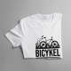 Bicykel - lacnejšie ako terapia - dámske tričko s potlačou