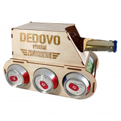 Dedovo výbušné zariadenie - tank na pivo s gravírovaním