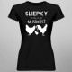 Sliepky volajú, musím ísť v2 - dámske tričko s potlačou