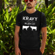 Kravy volajú, musím ísť v2 - pánske tričko s potlačou