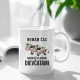 Nemám čas, musím ísť za svojimi dievčatami (kravy) - keramický hrnček s potlačou