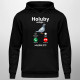 Holuby volajú, musím ísť - pánska mikina s kapucňou