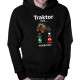 Traktor volá - musím ísť - pánska mikina s kapucňou