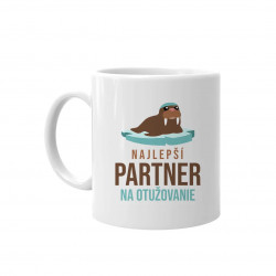 Najlepší partner na otužovanie - keramický hrnček s potlačou