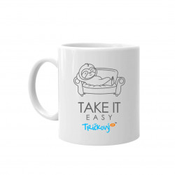 Take it easy - keramický hrnček s potlačou