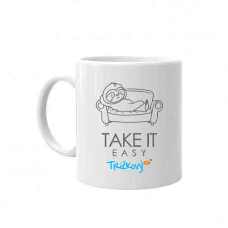 Take it easy - keramický hrnček s potlačou