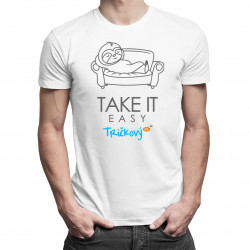Take it easy - pánske tričko s potlačou