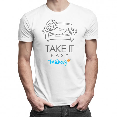 Take it easy - pánske tričko s potlačou