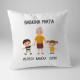 Babkina partia - vankúš s potlačou - personalizovaný produkt