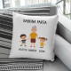 Babkina partia - vankúš s potlačou - personalizovaný produkt
