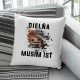 Dielňa volá, musím ísť - vankúš s potlačou