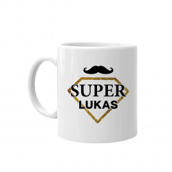 Super + meno - keramický hrnček s potlačou - personalizovaný produkt