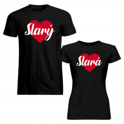 Sada pre páry - Stará / Starý - trička s potlačou