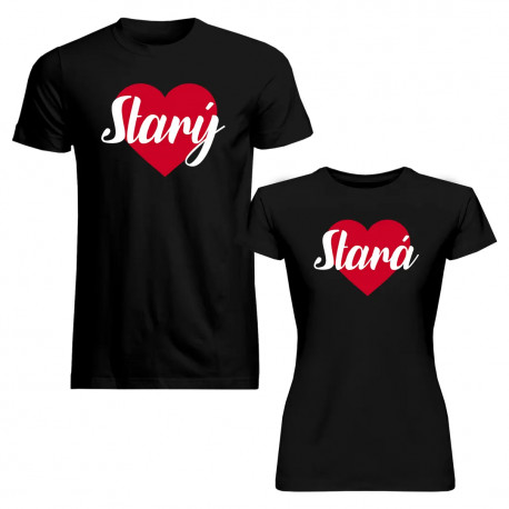 Sada pre páry - Stará / Starý - trička s potlačou