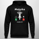 Motorka volá, musím ísť - pánska mikina s kapucňou