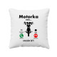 Motorka volá, musím ísť - vankúš s potlačou