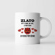 Zlato, byť s tebou, na tebe, aj pod tebou - keramický hrnček s potlačou
