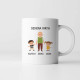Dedkova partia - keramický hrnček s potlačou - personalizovaný produkt