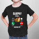 Sliepky volajú, musím ísť - detské tričko s potlačou