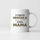 Z tohto hrnčeka môže piť len cool mama - keramický hrnček s potlačou