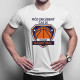 Môj obľúbený čas je: Čas na basketbal - pánske tričko s potlačou