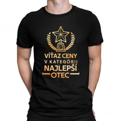 Víťaz ceny v kategórii: Najlepší otec - pánske tričko s potlačou